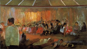 Hutte de chansons Paul Gauguin Peinture à l'huile